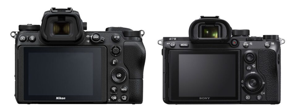 Nikon Z6 vs Sony A7 III Controls