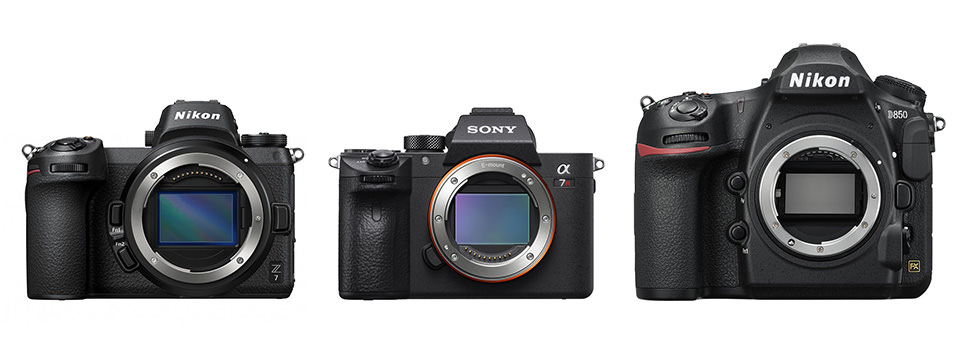 Nikon Z7 vs Sony A7R III vs Nikon D850