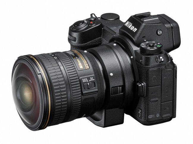Nikon Z7 with FTZ and Nikon F Lens