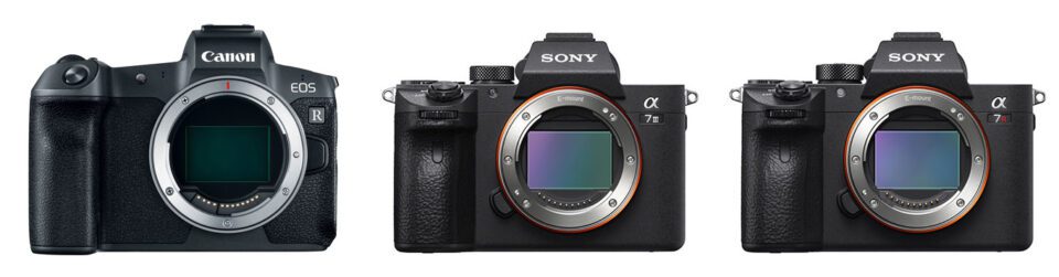 Canon-EOS-R-versus-Sony-A7-III-versus-A7R-III