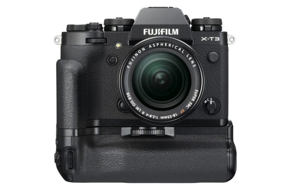 Fuji X-T3 Front with Battery Grip