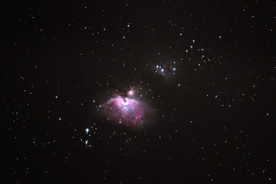 Bulb mode helps for long exposure astrophotography, such as in this image of the Orion Nebula.