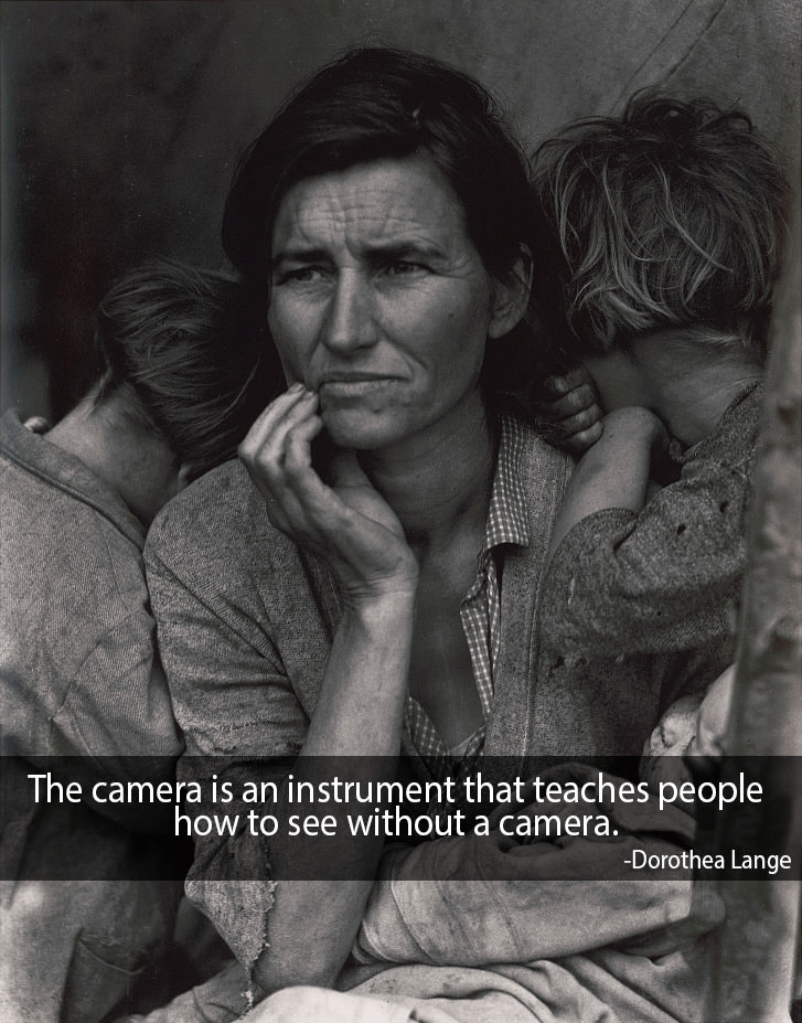 Dorothea Lange Camera Instrument