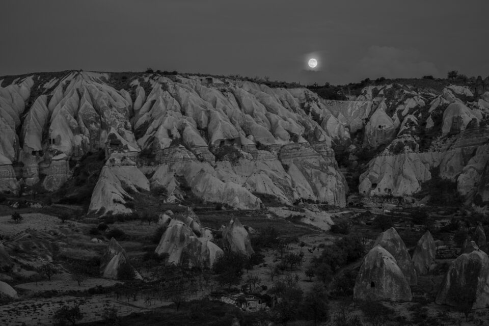 Moon over Cappadocia