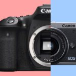 Canon 90D vs M6 Mark II Thumbnail to Scale