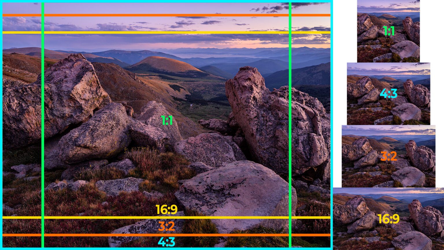 What Is Aspect Ratio And How To Use It In Photography   Aspect Ratios 1536x864 