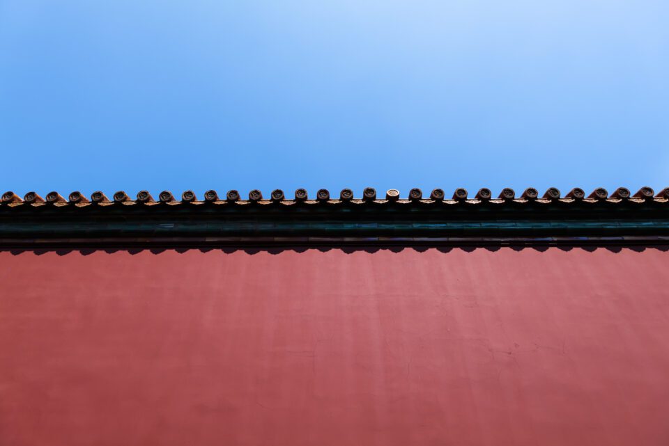 This abstract photo at China's Forbidden Palace was taken with the Panasonic S1R.
