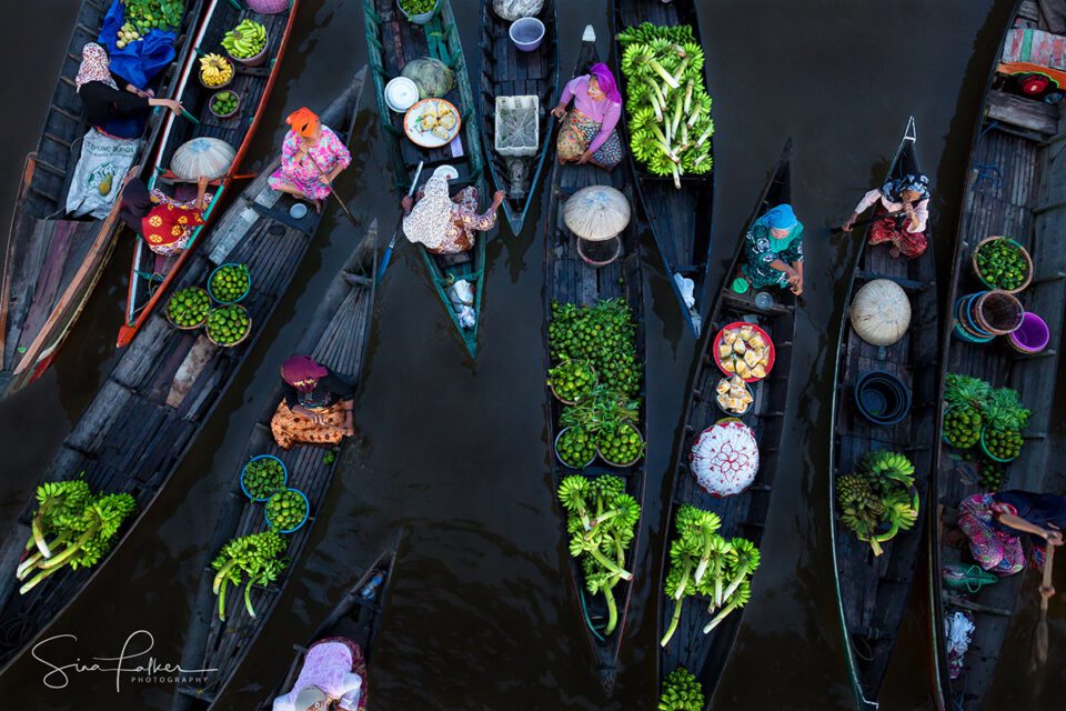 Lok Baintan Floating Market - Borneo, Indonesia - (1st Prize at the Siena International Photo Awards 2018, Nominated for National Geographic Travel Photographer of the Year).