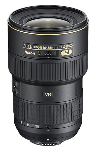 The Nikon 16-35mm f/4 VR is one of the most popular wide angle lenses for Nikon cameras.