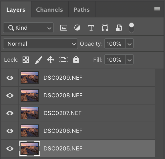 Photoshop edit as Layers