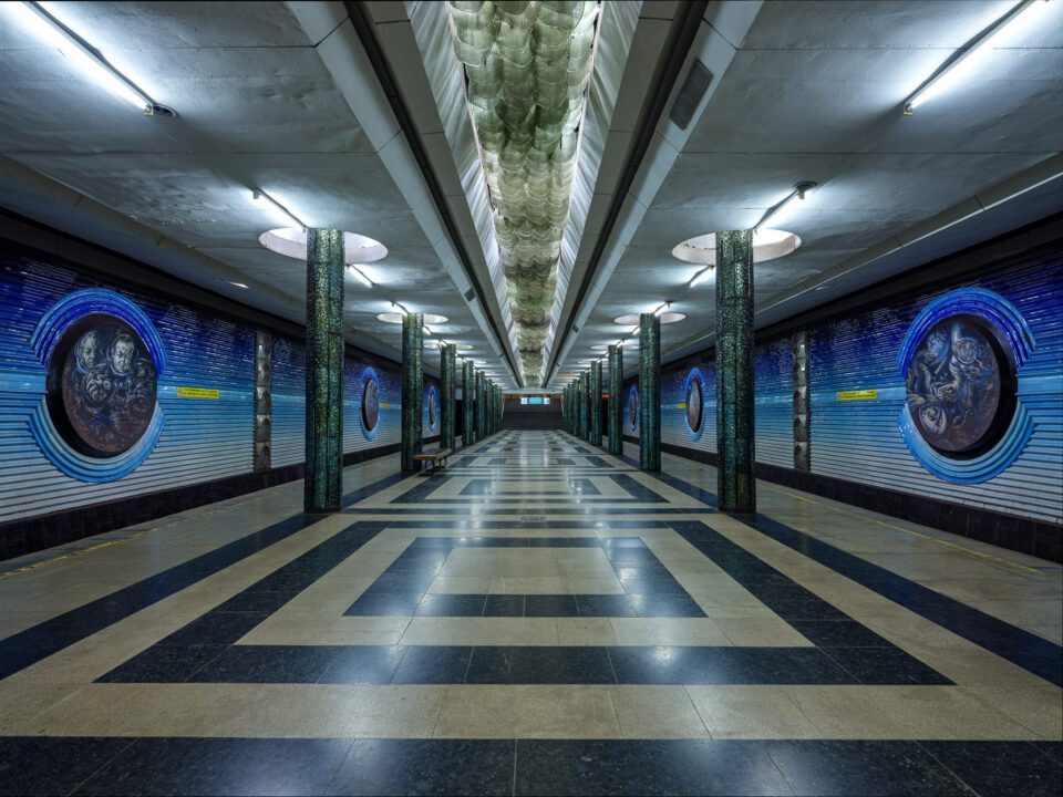 Cosmonauts station in Tashkent Metro