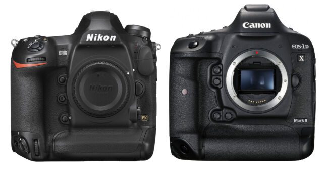 Nikon D6 vs Canon 1D X Mark III
