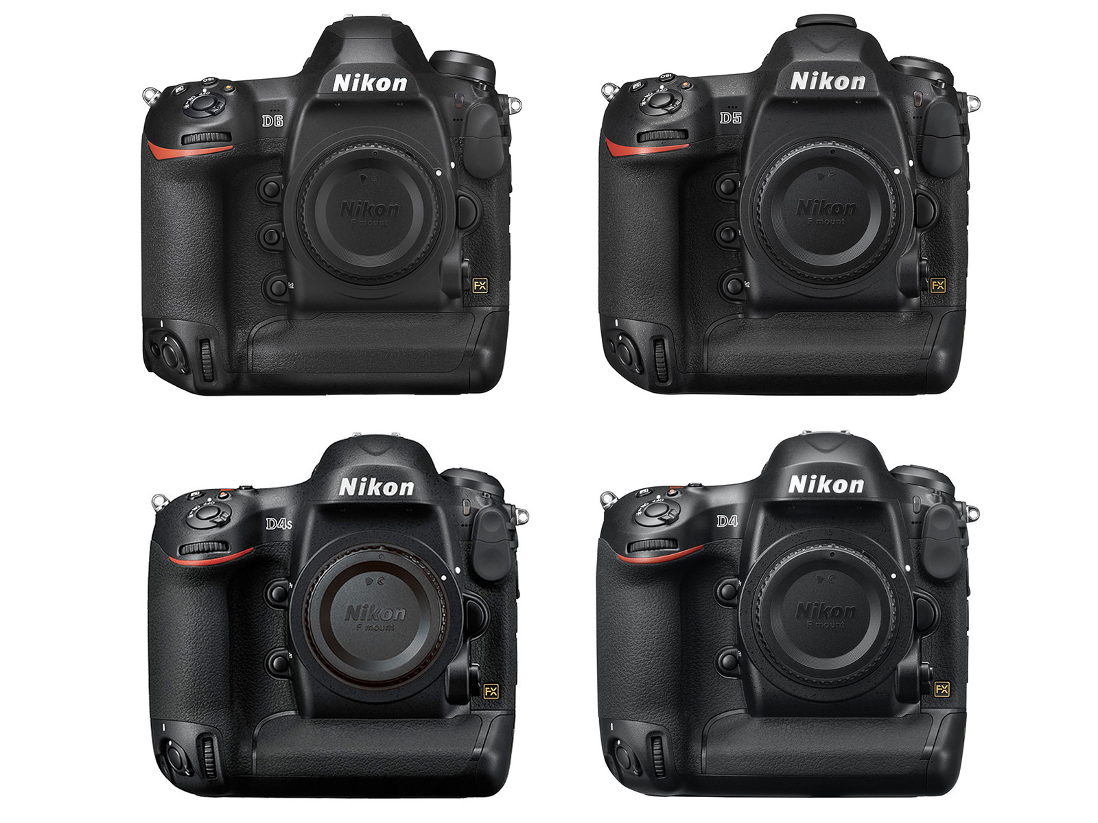 Nikon Flagship DSLR Camera Comparison (D3, D3s, D3x, D4, D4s, D5