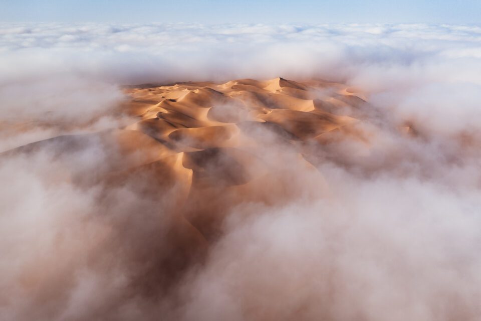 Liwa Desert with Fog