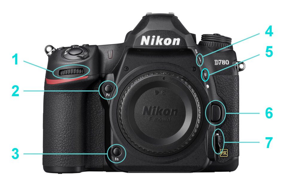 Nikon D780 Front Buttons