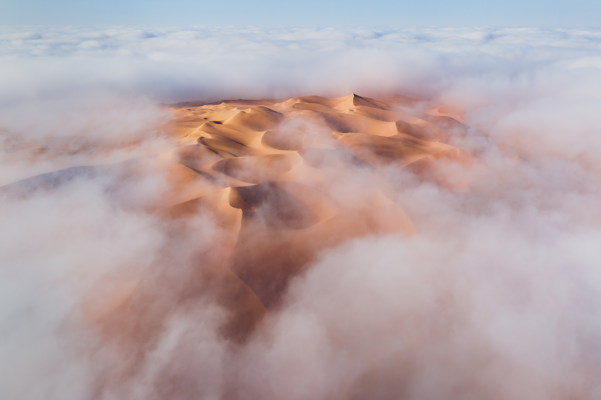 5 Liwa Desert Abu Dhabi with Fog
