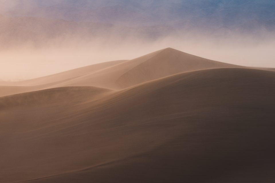 Same Photo of Pyramid Dune with Tone Curve and HSL Lightroom Adjustments