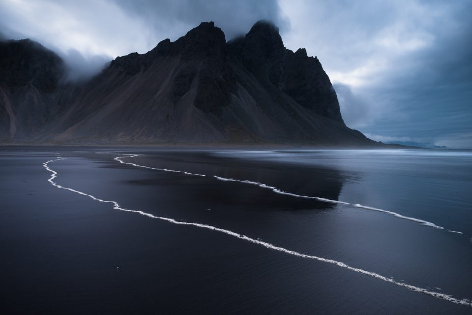Stokksnes Landscape Photo with HSL and Tone Curve