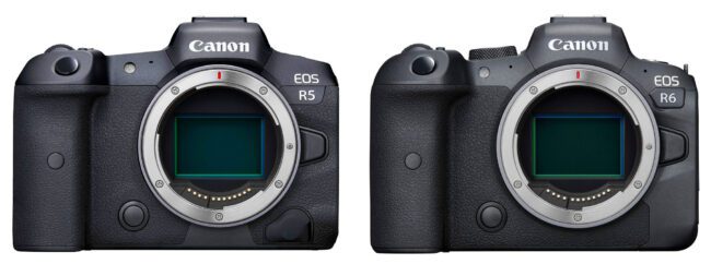 Canon EOS R5 vs EOS R6