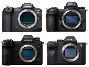 Canon EOS R5 vs Nikon Z7 vs Panasonic S1R vs Sony A7R IV