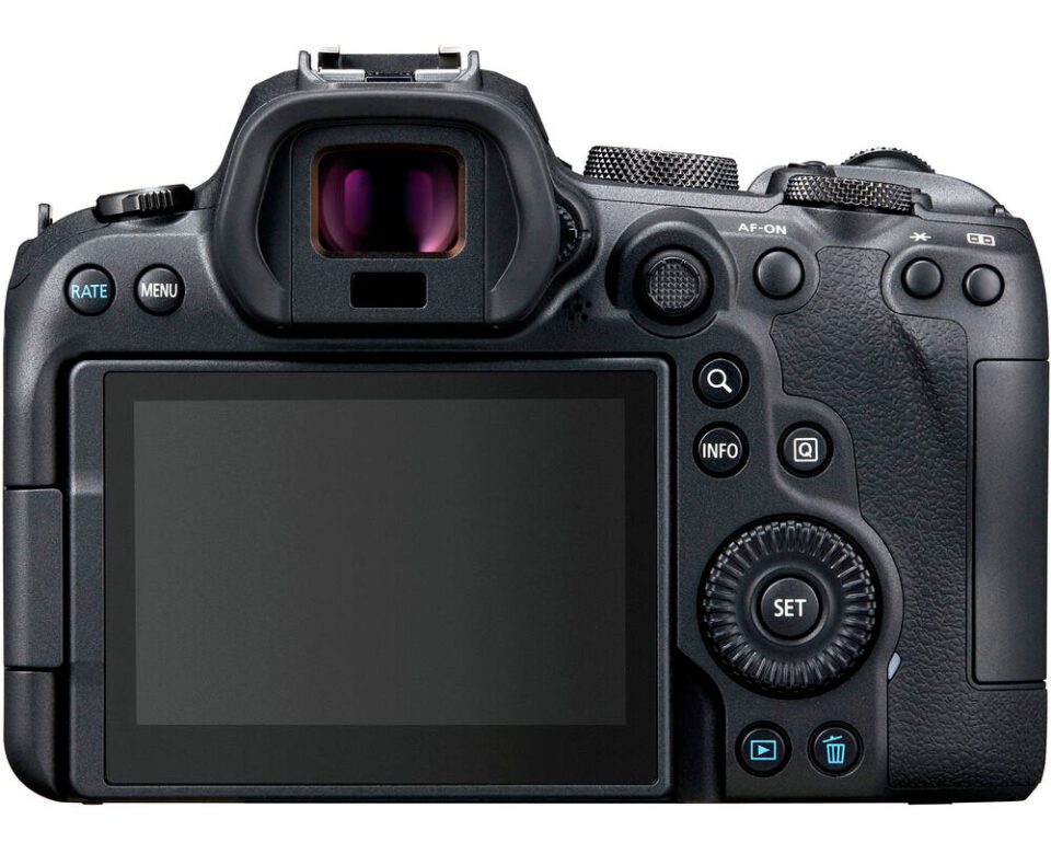 Canon EOS R6 Rear Back Layout