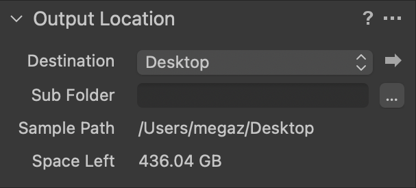 Capture One Output Location