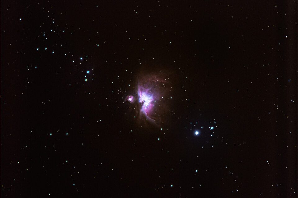 Orion Nebula 250 Image stack