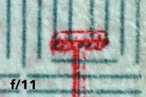 1X and f11 Sharpness