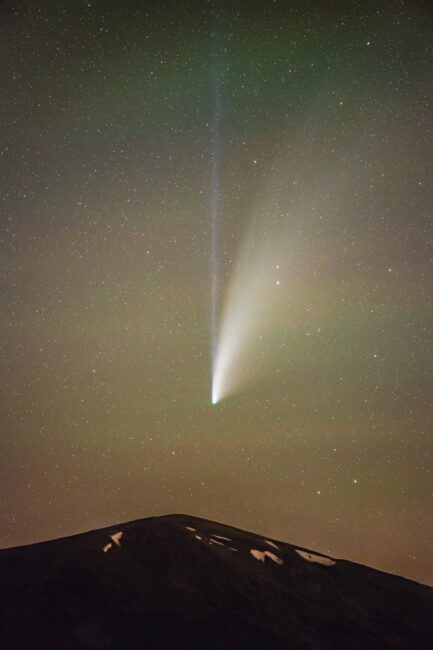 Comet Neowise Zoomed in