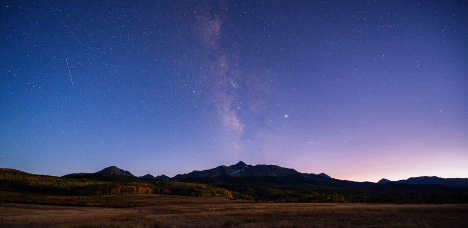 Milky Way just after Sunset