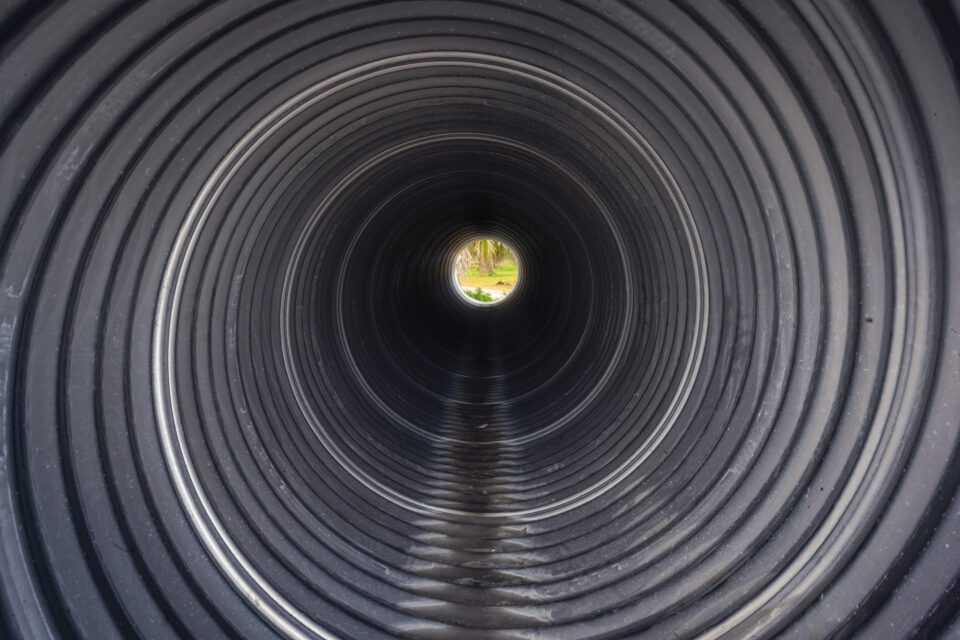 Image Average of Construction Pipe