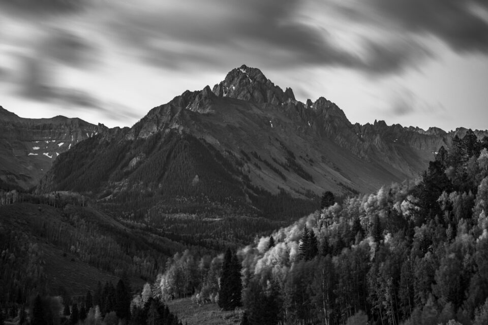 2019 Long Exposure Monochrome Variation of Sneffels