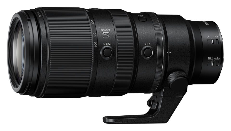 Nikon Z 100-400mm f4.5-5.6 Side View