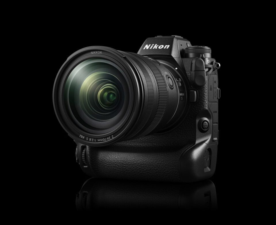 Nikon Z9 Product Image Black Background