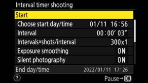 Interval Timer Shooting Option#2