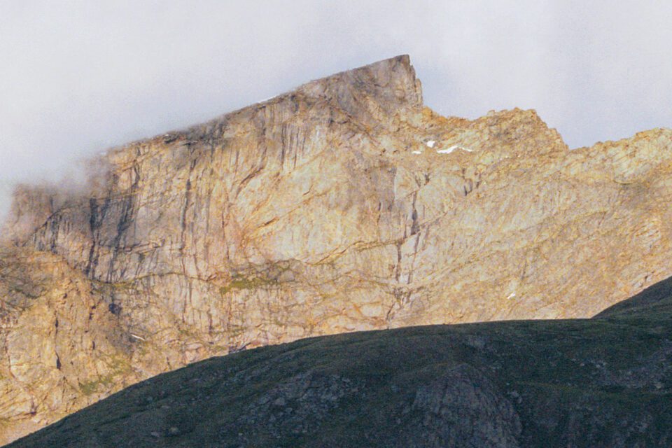 Mount Bierdstadt on 4x5 Film Cropped