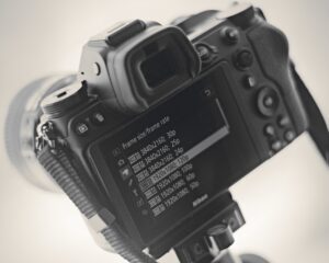 Camera menu to select framerate