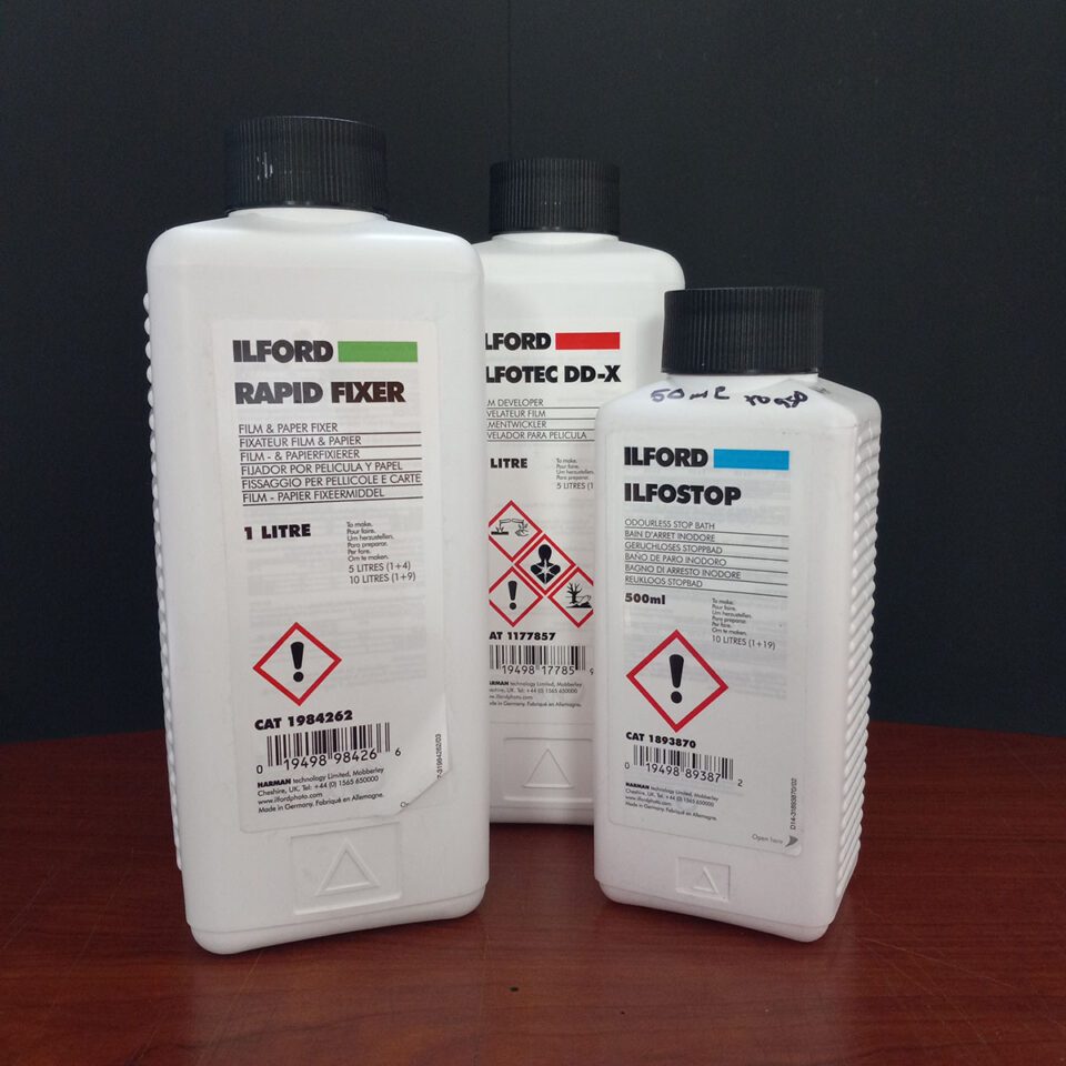 Ilford chemicals for black and white development