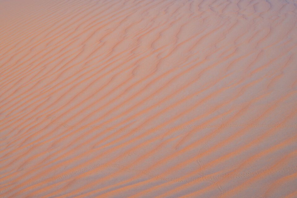 Color version of sand dune abstract