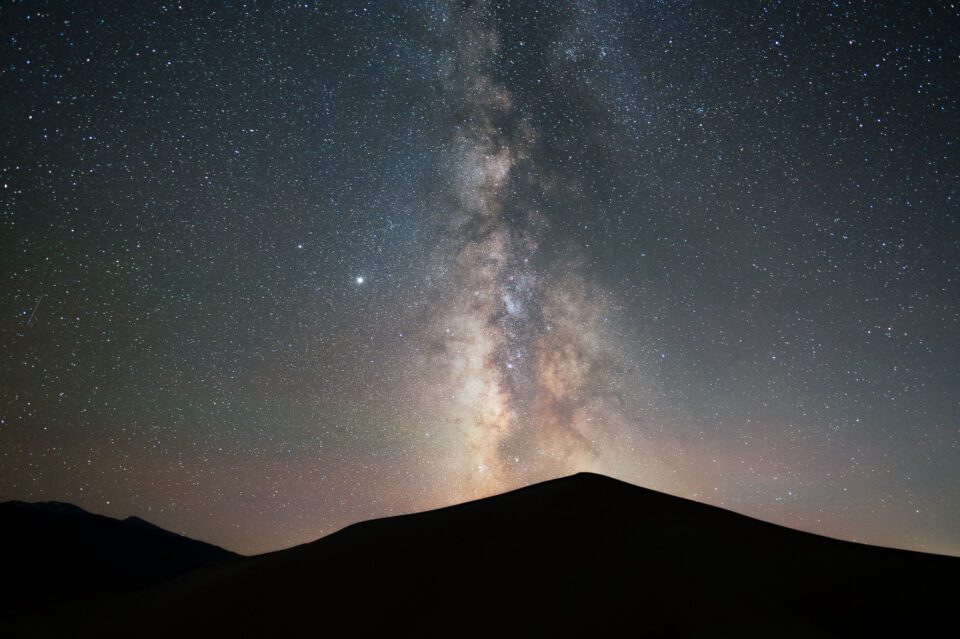 Milky Way over Sand Dunes