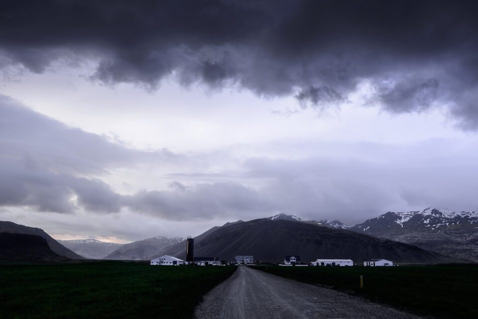 Des nuages ​​orageux