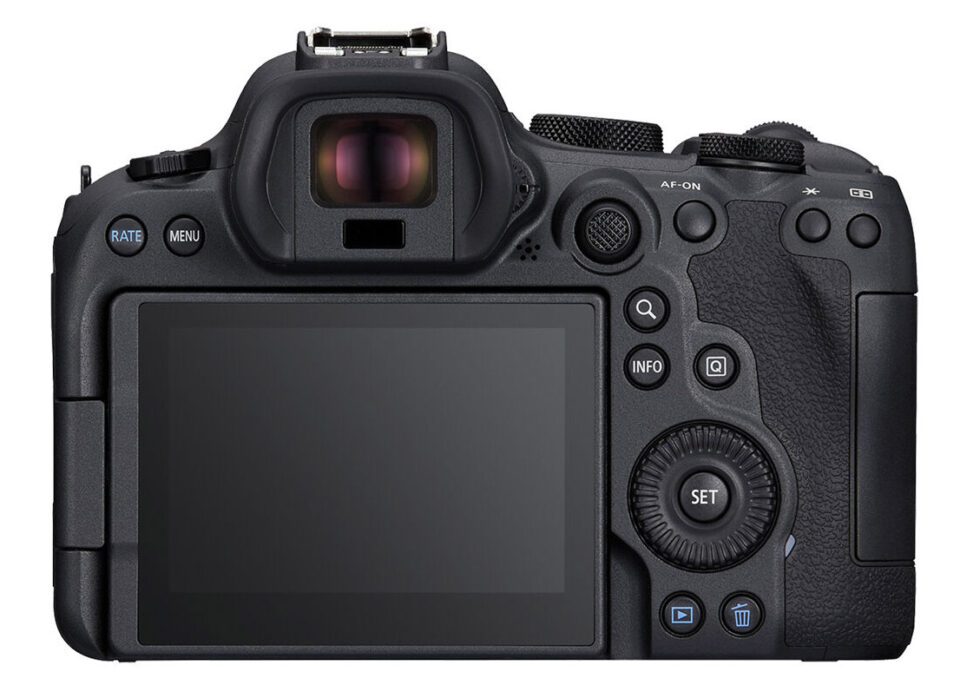 Canon EOS R6 Mark II Rear Controls Button Layout