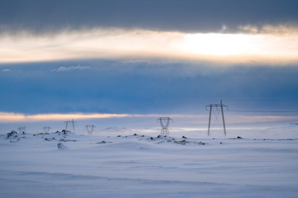 Sample Photo Iceland Power Lines Sunset Nikon Z 40mm f2