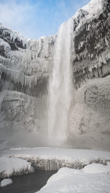 Waterfall Iceland Winter Nikon Z 28mm f2.8