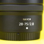 Nikon Z 28-75mm f2.8 Name Plate Close-Up