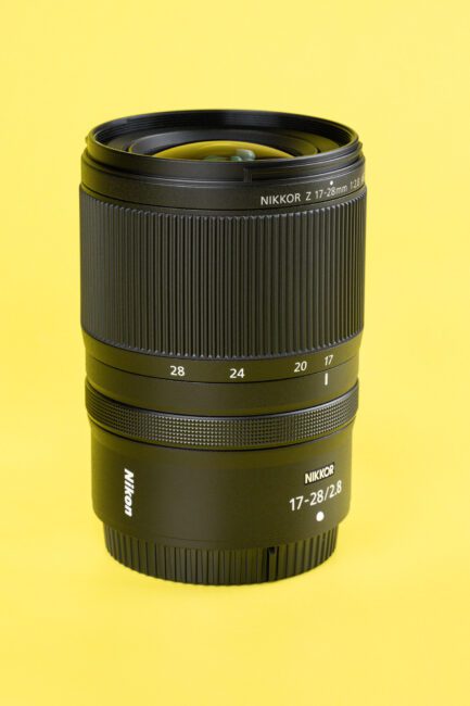 Nikon Z 17-28mm f2.8 Side View