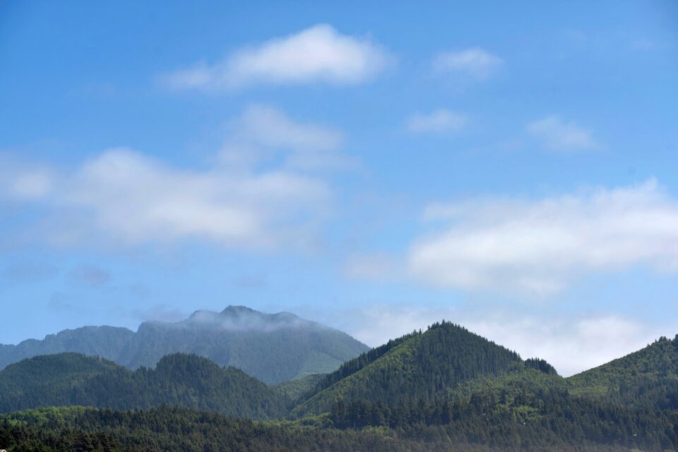 Nikon Z MC 105mm f2.8 VR S Macro Lens Sample Photo Mountains and Hazy Sky