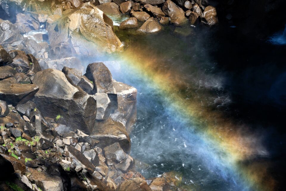 Nikon Z MC 105mm f2.8 VR S Macro Lens Sample Photo Rainbow and Waterfall