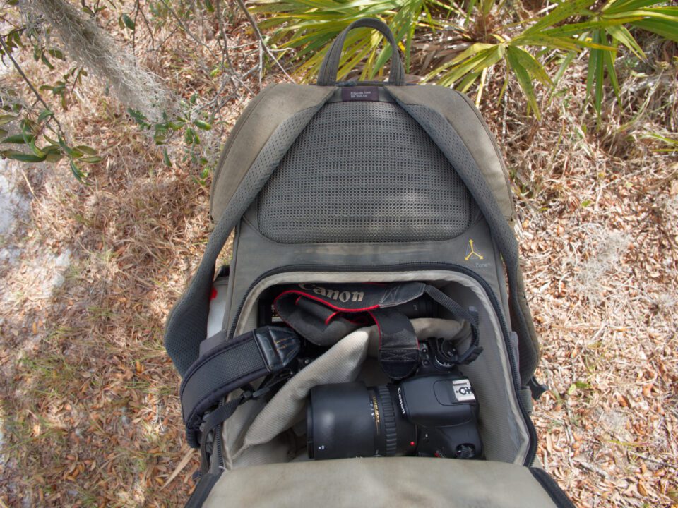 Lowepro flipside trek backpack a good wildlife photography camera bag because of the easy flip access