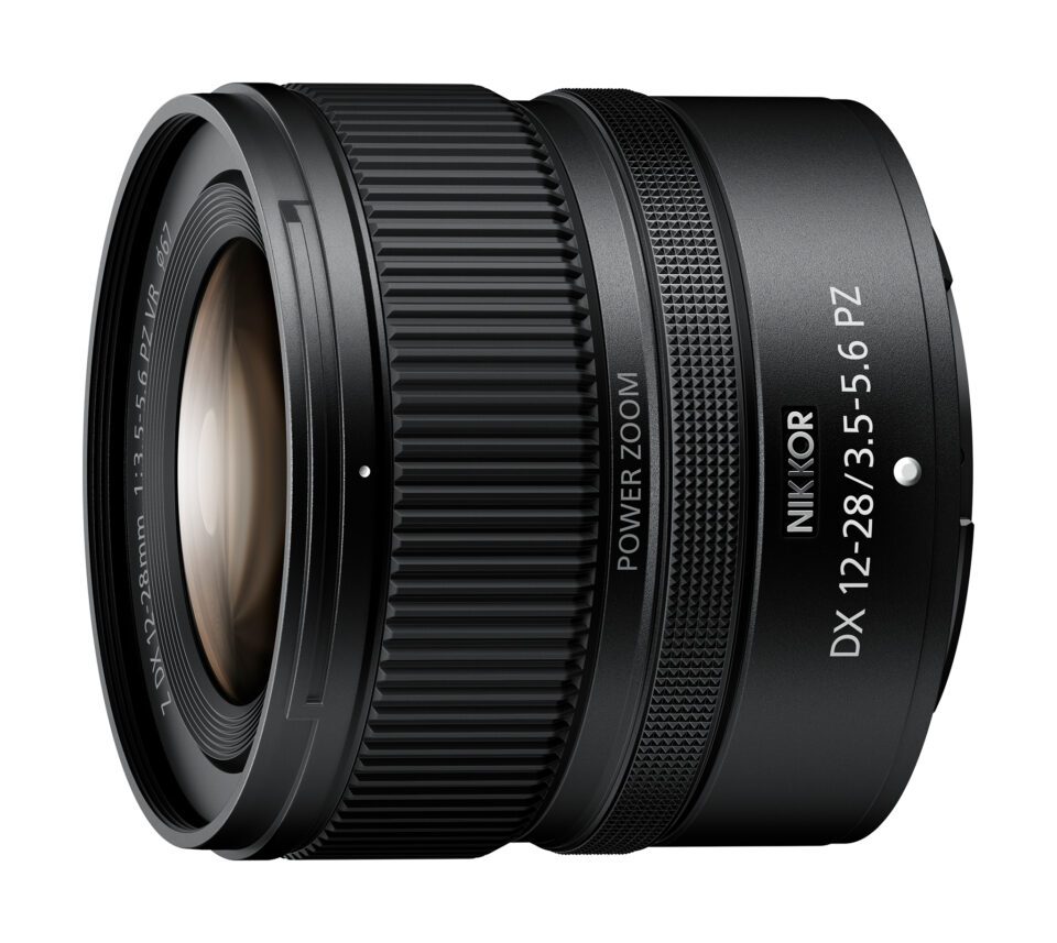 Nikon Z DX 12-28mm f3.5-5.6 PZ VR Lens Side View